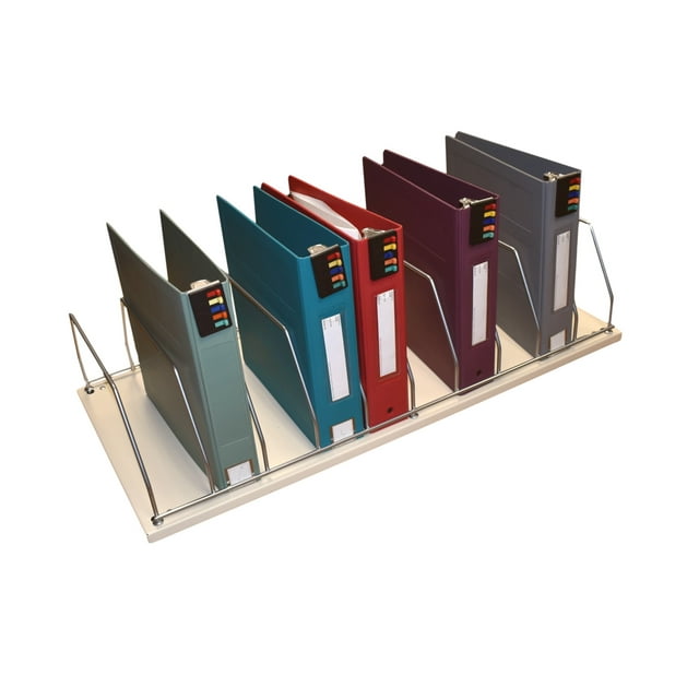 Omnimed Painted Steel Table Top Chart Rack Holder, 10 Slot