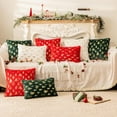 thumbnail image 6 of Christmas Tree Decorative Throw Pillow Covers Set of 2, 18x18" Soft Fluffy Pillow Cases, Faux Fur Fuzzy Pillows Covers Winter Holiday Cushion Cases for Sofa Couch Bedroom Living Room Home Décor, 6 of 6