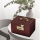 thumbnail image 3 of Caja del tesoro decorativa de de madera del estilo retro para decoración casera, regalos de los niños, 3 of 8