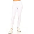 thumbnail image 3 of MOA Collection Women's Essential Full Length Leggings - Solid Color with Elastic Waistband, 3 of 6