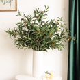 thumbnail image 2 of 6PCS Olive Branches Artificial Plants Greenery Stems Olive Leaves Fake Fruits Silk Plants,35in, 2 of 7