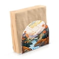 thumbnail image 2 of Bird Lake Trees Line Napkin Holder for Table Clear Napkin Stand Paper Holder Acrylic Organizer Dispenser Napkins for Dinner Kitchen Restaurant Room, 2 of 8