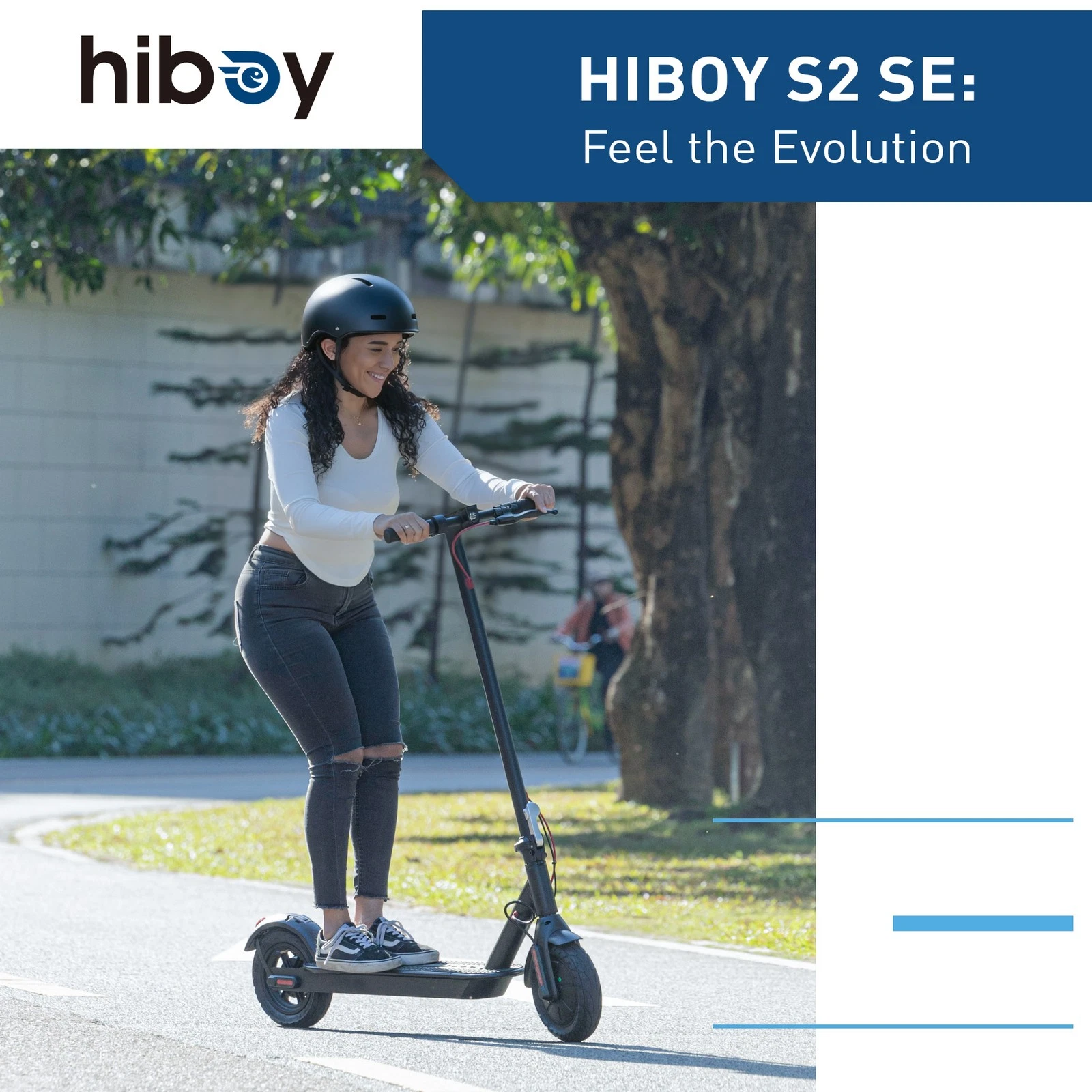 Hiboy Electric Scooter for Adults, 10" Larger Tires, 17 Miles Range, 19MPH Max Speed, 430W Peak Motor , Dual Brake System, Folding E-Scooter