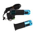 thumbnail image 1 of Speed One Pair Electric Bike Throttle Handlebar with Red Screen Lock 12V to 99V with Keys Bike Throttle Grip Set for Riding, 1 of 7