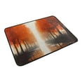 thumbnail image 6 of Orange Autumn Landscape 2 Pcs Bathroom Shower Curtain Set with Bath Mat and Shower Curtain 66"x72", 6 of 7
