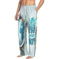 thumbnail image 2 of Balery Let's go Travel print Men's Pajama Pants,Ultra Lightweight Pjs,Lounge Pant-XX-Large, 2 of 9