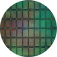 thumbnail image 1 of Ahgly Company Tapis Rond Lavable en Machine Intérieur Transitionnel Vert Menthe Foncé, 3 Pieds Rond, 1 of 7
