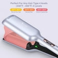 thumbnail image 6 of Aima Beauty 2 Barrel Hair Crimper and Waver, 1.25 inch Hair Waver with Negative ion, 30S Heats Up Crimping Iron, Purple, 6 of 11