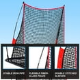 thumbnail image 3 of ANDGOAL Football Kicking Net 4 x 7 ft, Reinforced Training Net with Stable Frame for Outdoor Backyard Practice, 3 of 7