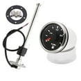 thumbnail image 1 of 52mm Fuel Level Gauge With 100-550mm Fuel Level Sensor 7 Color Marine Boat Car Point Fuel Tank Level Meter For Oil Tank Level ,Easy to Install, 1 of 8