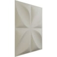 thumbnail image 2 of Ekena Millwork 11 7/8"W x 11 7/8"H Helene EnduraWall Decorative 3D Wall Panel, UltraCover Satin Blossom White (Covers 0.98 Sq. Ft.), 2 of 6