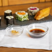 Duralex Made In France Lys Stackable Glass Bowl (Set of 4), 1 oz, 2.3 Inches, Clear