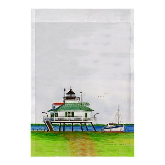 Betsy Drake FL736 12.5 x 18 in. Hooper Strait Lighthouse, MD Flag