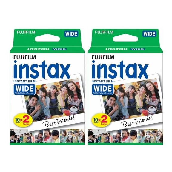 Fujifilm Instax Wide Film for Fuji Instax Wide Camera and Printer (2-Pack)