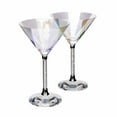 thumbnail image 6 of Aurora Crystal Martini Glass, Set of 2 w/ Gift Box, 6 of 6
