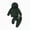 T075-Dark Green, variant on Zuwimk Boys And Girls 2-Piece Solid Color Hoodie Jogger Set, Athletic Outfits Elastic Waistband, Big Boy Girls Toddler Activewear(T075-Grey)