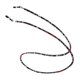 thumbnail image 4 of Cadena para gafas de mujer de 29 pulgadas, cordón de retención de cuerda, cordón premium para gafas. Negro, 4 of 6