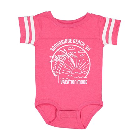 

Inktastic Summer Vacation Mode Sandbridge Beach Virginia Gift Baby Boy or Baby Girl Bodysuit