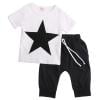 

Luckinbaby Baby Short Sleeve Long Pants Suit Round Collar Two-pieces Set