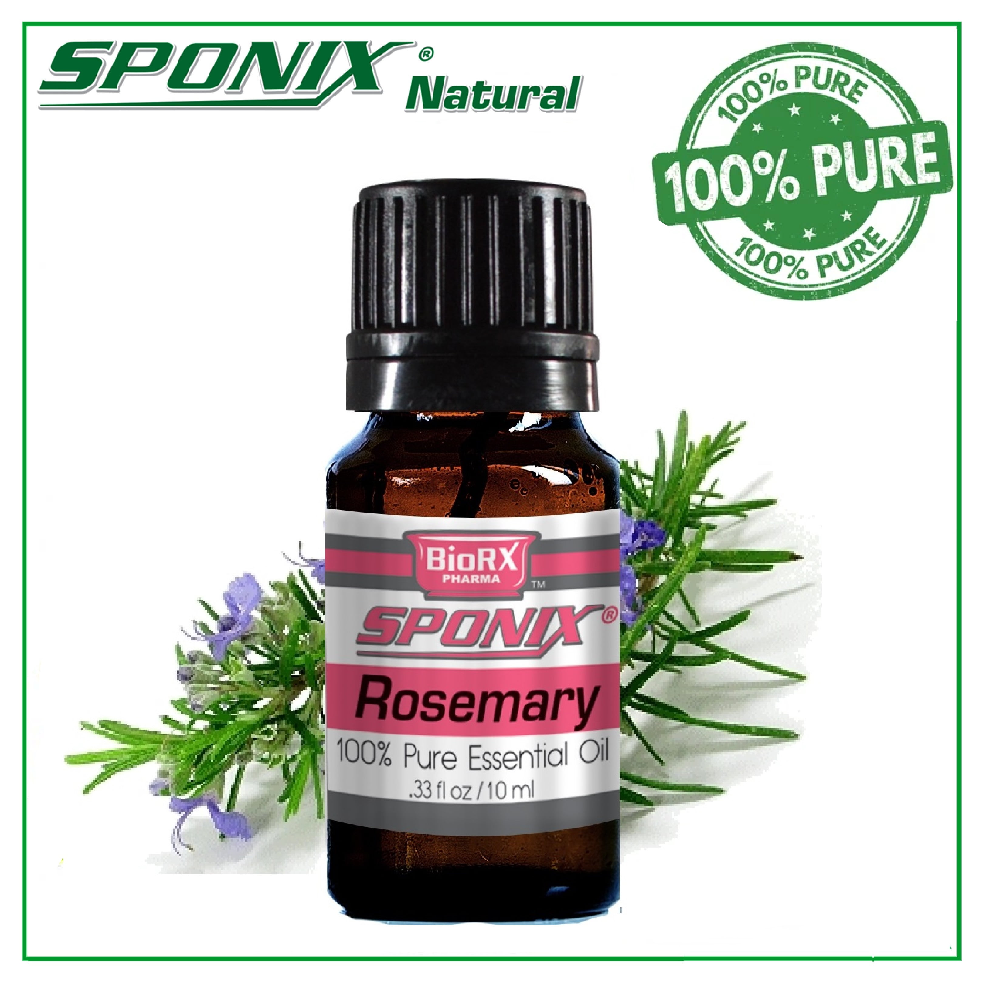 Rosemary Essential Oil Aromatherapy Made with 100 Pure Therapeutic