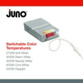 thumbnail image 3 of Juno Lighting Wf6 Sww5 90Cri M6 6 Selectable White LED Recessed Wafer Light - White, 3 of 9