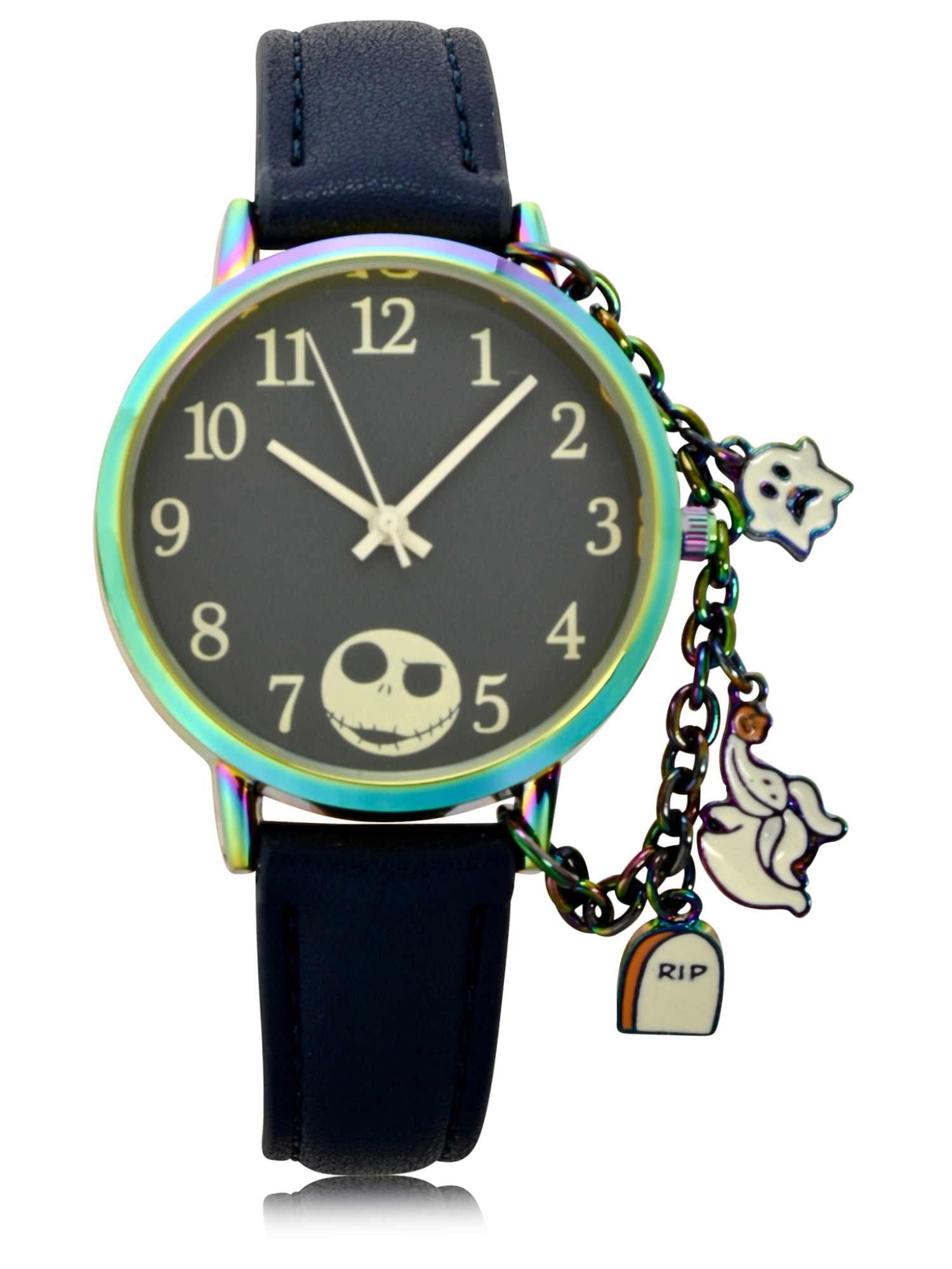 Disney Tim Burton Nightmare Before Christmas Unisex Child Smart Watch  Silicone Strap Black White (NC4439WMC) 