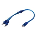 thumbnail image 3 of 30 Pcs Conexion de Audio para 1 RCA Hembra A 2 RCA Macho Adaptador de Cable Divisor, 3 of 5