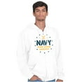 thumbnail image 5 of Est 1775 Navy Honor Courage Commit Zip Up Hoodie Men's Women's Brisco Brands S, 5 of 6