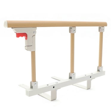 Mkyiongou Bed Rails Safety Assist Handle Bed Railing Adults Folding Anti Falling Guardrail