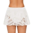 thumbnail image 3 of Clearance!NMMUED Swim Skirt, Bathing Suit Skirt, Swim Bottoms for Women, Swimming Skirts for Women, High Waisted Swim Skirt, White XXL, 3 of 3