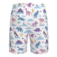 thumbnail image 6 of Naloa Dinosaur Men's Beach Shorts, Surfing shorts, Swim trunks, Quick Dry Swim Trunks for Surfing Beach Fun - XX-Large, 6 of 9