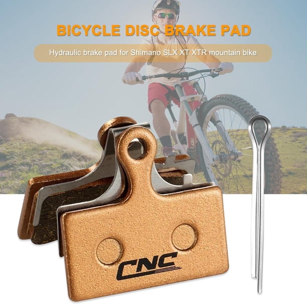 Bicicleta Pastillas de freno de disco de bicicleta para freno hidráulico SLX XT XTR MTB (resina negra) Tmvgtek Accesorios para bicicletas