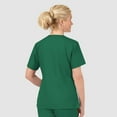 thumbnail image 2 of Wink Origins Bravo-Women's V-Neck Scrub Top, Hunter Green, 4X, 2 of 5