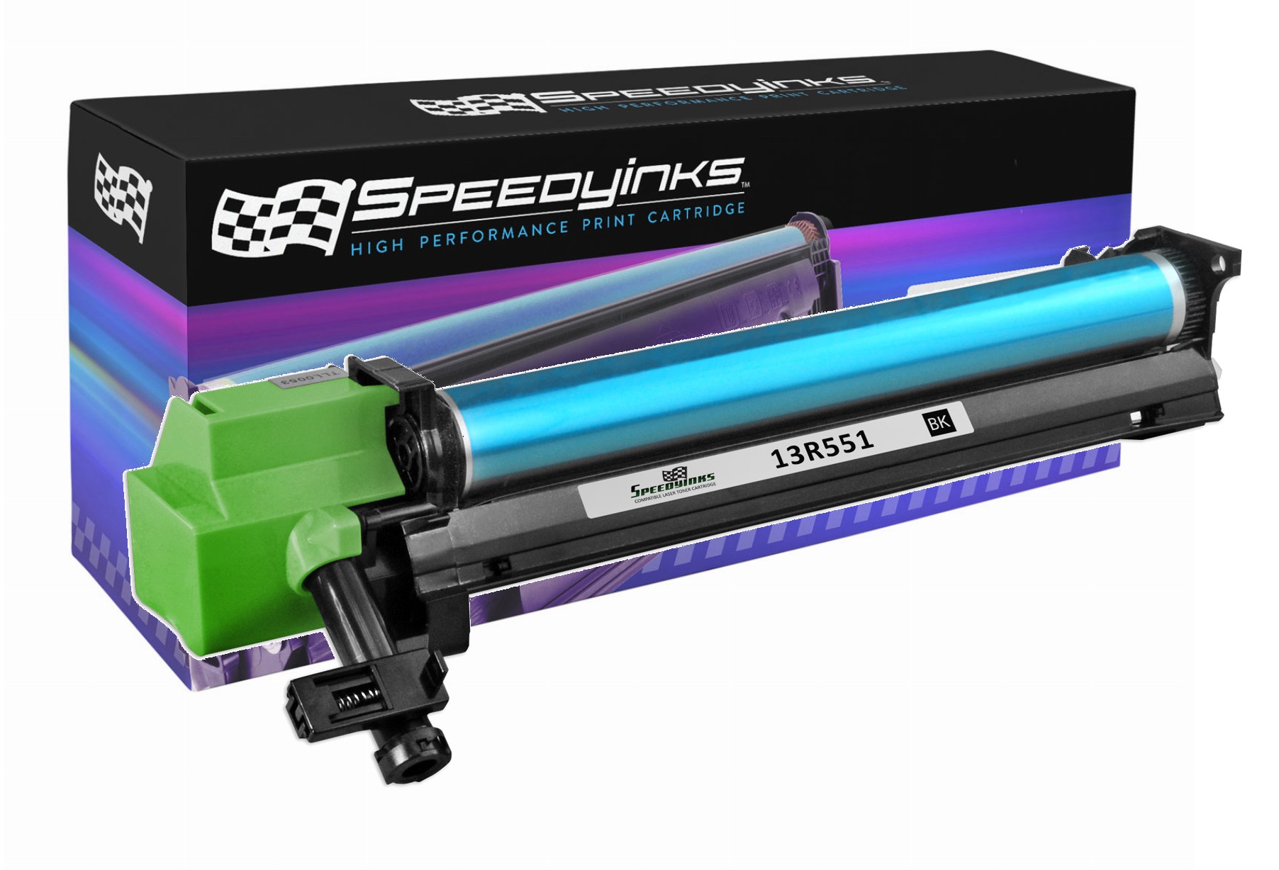 Speedy Compatible Drum Unit Replacement for Xerox 13R551 (Black