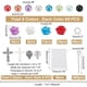 thumbnail image 2 of Kit para hacer collares de rosario, suministros para hacer rosarios, juego de collares de primera comunión, kit de cuentas de perlas, 2 of 7