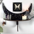 thumbnail image 3 of Framed Luna Wall Art Wooden Shadow Box Astronomy Moon Star Universe Decor Gothic Curiosity Oddity Hanging Tabletop Living Room Artwork K19-39-AS2, 3 of 9
