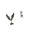 thumbnail image 6 of CoudarTitie Resin Astronaut Spreading Wing Statue Sculpture Feng Shui Ornament Decorative Tabletop Punk Creative Modern Figurine for Fireplace Shelf Desk Housewarming Gift, 6 of 8