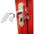 thumbnail image 1 of Portable Door Lock Solid Travel Lock Heavy Duty Lock Punchless Security Lock for Apartment/Travel/Hotel/School/Motel/Home, 1 of 6