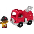 thumbnail image 6 of Fisher-Price Little People Fire Truck Toy & Figure Set for Toddlers, 6 of 6