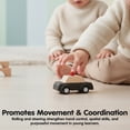 thumbnail image 6 of PlanToys® Police Car Wooden Montessori Vehicle Toy | Early Movement, Imagination and Practical Life Exploration | Eco Friendly Car for Indoor and Outdoor Play, 6 of 9