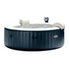 Intex PureSpa 4 Person Outdoor Portable Inflatable Round Hot Tub Bubble Jet Spa