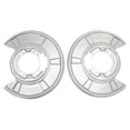 thumbnail image 2 of TRQ Rear Brake Rotor Backing Plate Dust Shield Set Direct Fit for Mercedes Benz Sprinter 2500 3500, 2 of 4