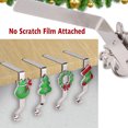 thumbnail image 6 of YouLoveIt Christmas Sock Hook 4-PACK Christmas Sock Hook Fireplace Hanger Clips Xmas Hook Sock Holder Fireplace Hook Hanger for Christmas Party Decoration, 6 of 8