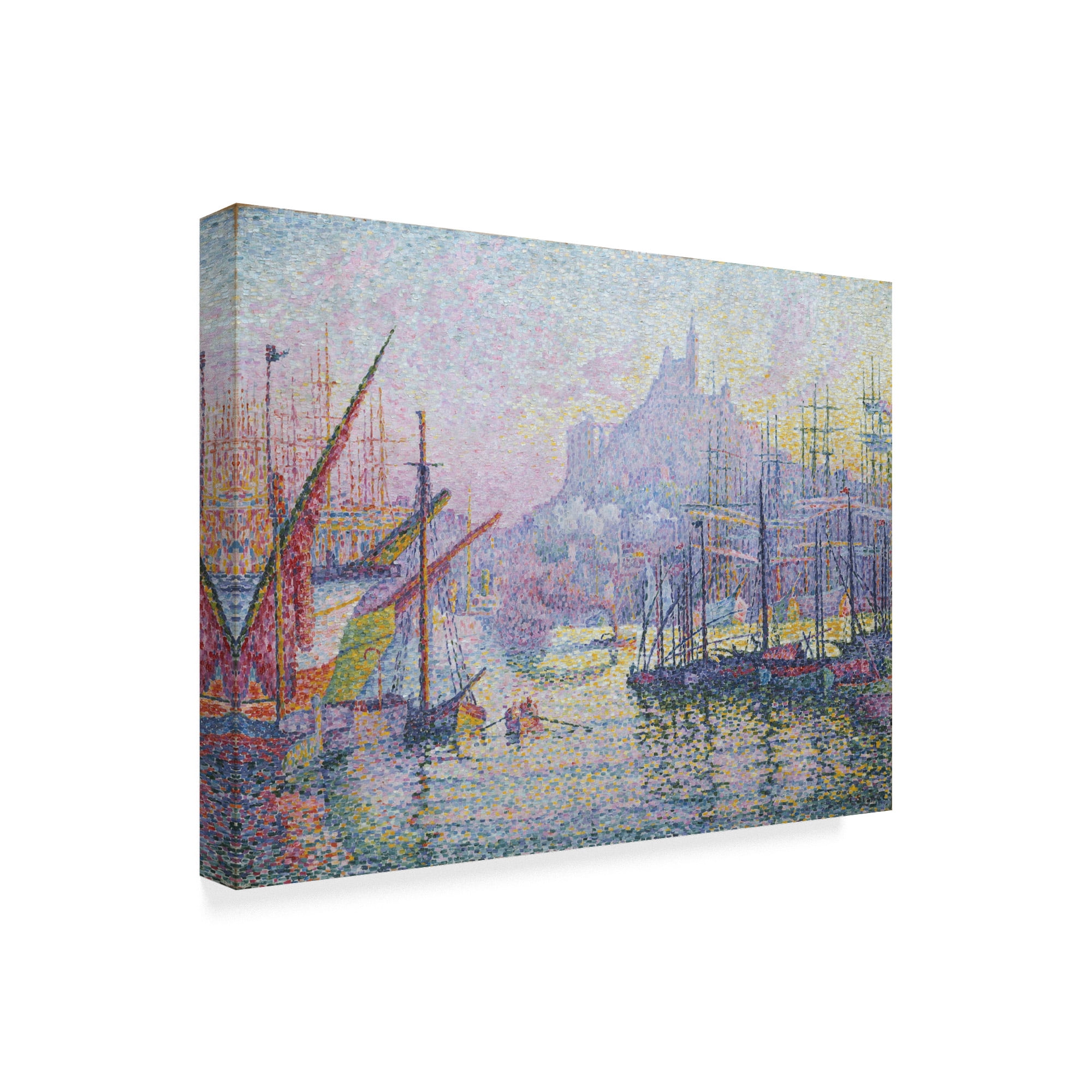 Trademark Fine Art 'Notredamedelagarde Marseilles' Canvas Art by Paul Signac