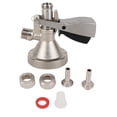 thumbnail image 2 of G Type Beer Keg Coupler, Brass Body Healthy Beer Keg Tap Coupler Precise Casting  for Bar, 2 of 8