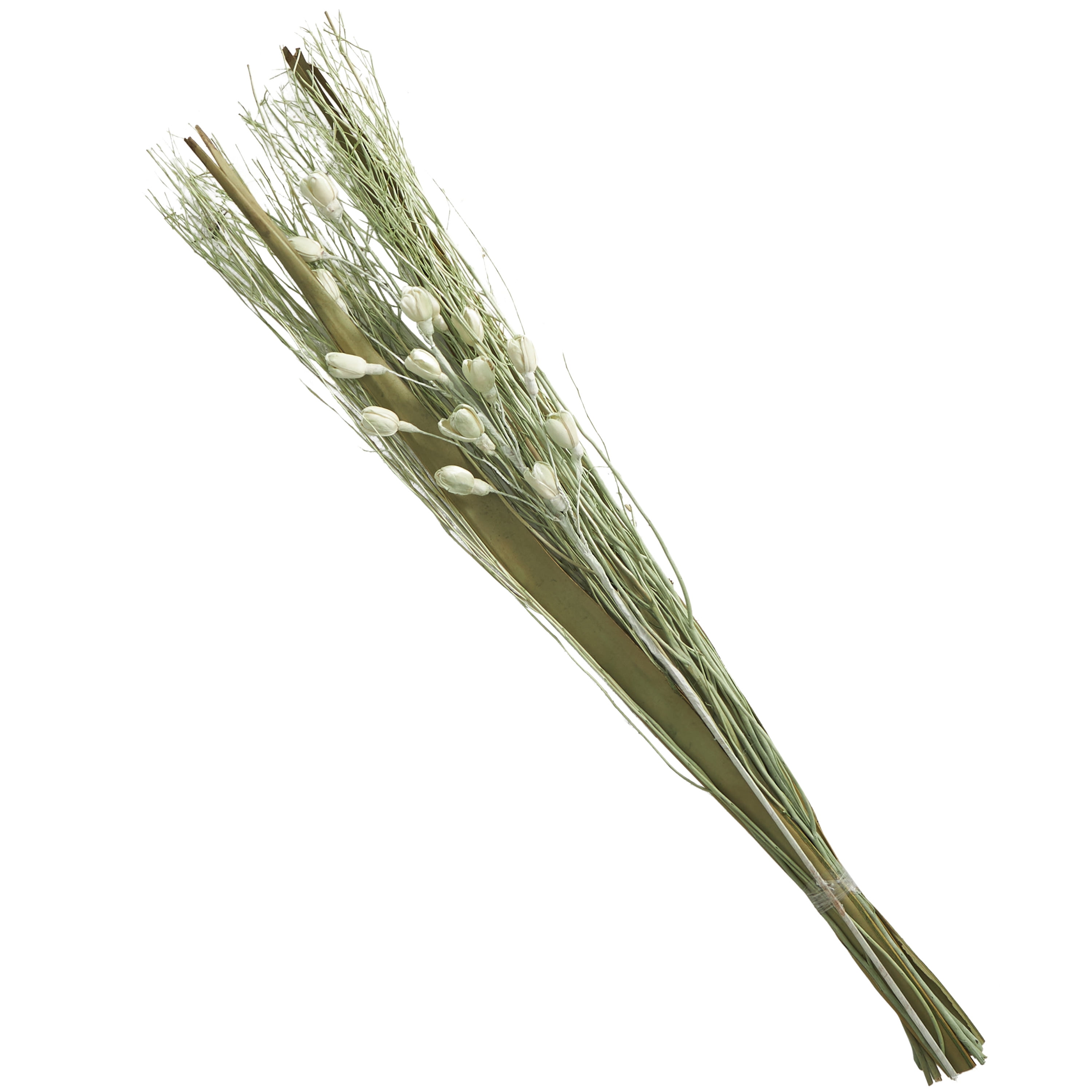 40" Handmade Tall Floral Bouquet Dried Plant Natural Foliage Branch Bouquet with Grass Stems, by DecMode