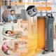 thumbnail image 3 of Calentador de radiador lleno de aceite COSTWAY 1500 W con ruedas de 3 niveles, 3 of 9