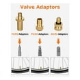 thumbnail image 5 of Bike Presta Valve Schrader Adaptor Kit, Ball Pump Needles, Brass Bike Tire Pump Adaptor, 5 of 7