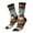 3 Black, variant on Hot Air Balloon Guinea Pig Pattern Sport Socks for Women and Men Crew Socks Sporty Calf Socks Casual Socks