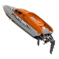thumbnail image 2 of RC Boat Remote Control Boat 30KM/H High Speed IPV7 Waterproof 2.4GHz 4 Channel Racing Boat for Kids Adults, 2 of 7